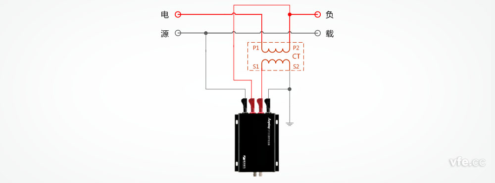 DT212数字变送器与电流互感器接线 DT212数字变送器与电流互感器接线