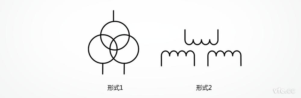 三绕组变压器符号 三绕组变压器符号